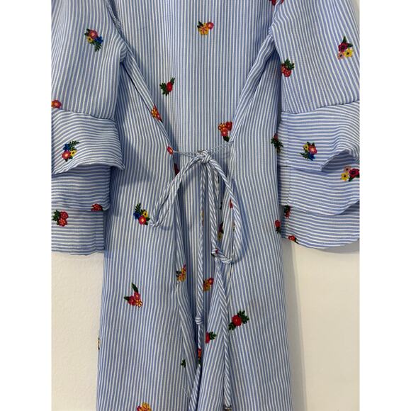 Speechless Blue Floral Dress Girls Size 8 - Picture 4 of 6